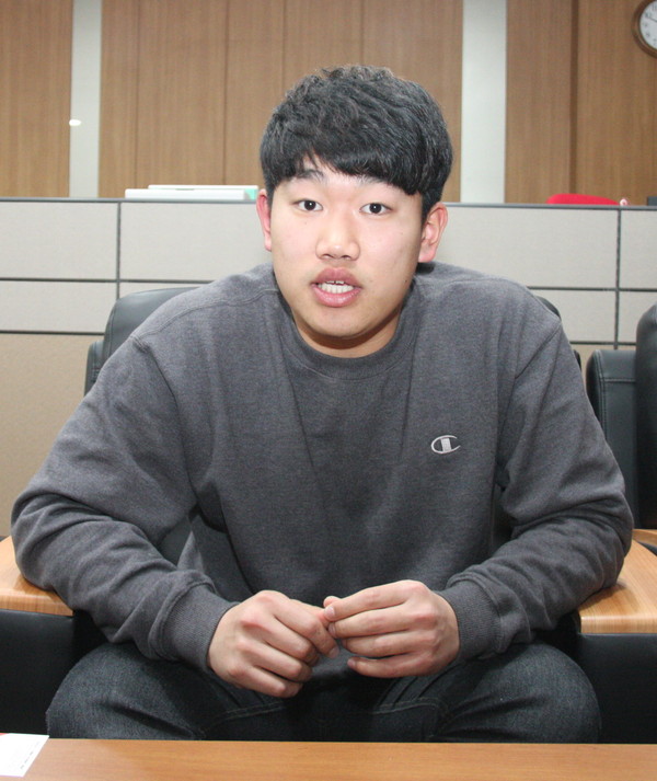▲ 한국교통대 증평캠퍼스 박진환 비대위원장ⓒ목성균 기자