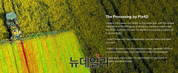 ▲ Pix4D 항공 촬영 전문 솔루션 기업 ⓒParrot 제공