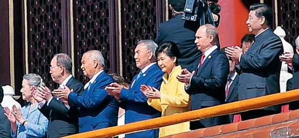 ▲ 북한의 4차 핵실험 이후, 박근혜 대통령의 망루 외교는 호사가들의 표적이 되고 있다. 