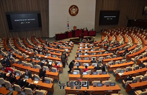 ▲ 국회본회의장 전경. ⓒ뉴데일리