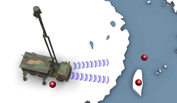 ▲ 中인민해방군이 스텔스 탐지용 레이더라고 자랑했던 DWL-002 레이더 운용 개념 설명. HQ-2 지대공 미사일과 함께 운용하는 '패시브 레이더'다. ⓒ中인민해방군 선전영상 유튜브 캡쳐