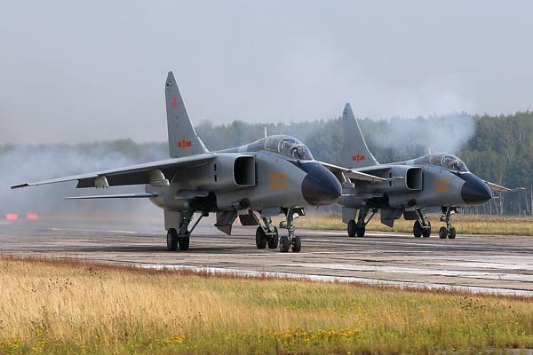 ▲ 中인민해방군이 남중국해 인공섬에 배치했다는 JH-7 전폭기. ⓒ위키피디아 공개사진