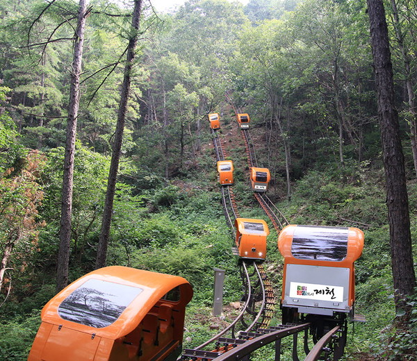 ▲ 제천 청풍호 모노레일ⓒ제천시