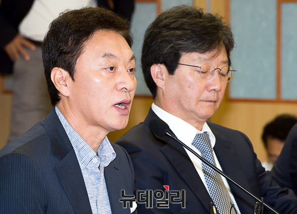 ▲ 새누리당 정두언 의원(왼쪽)과 유승민 의원..ⓒ뉴데일리DB