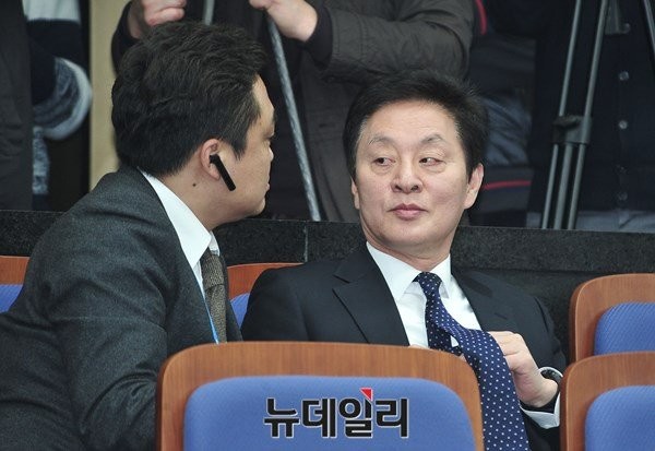 ▲ 29일 의원총회에 참석한 새누리당 정두언 의원.ⓒ뉴데일리 이종현 기자