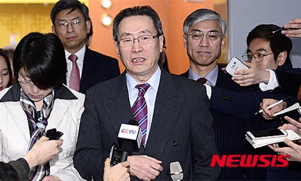 ▲ 지난 28일 외교부에서 황준국 한반도 평화교섭본부장과 만나 회담을 한 뒤 나오는 우다웨이 中공산당 외교부 한반도 사무 특별대표. ⓒ뉴시스. 무단전재 및 재배포 금지.