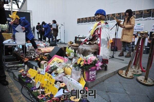 ▲ 단상에 올라 발언하고 있는 이만열 숙명여대 교수. ⓒ뉴데일리 이종현 기자