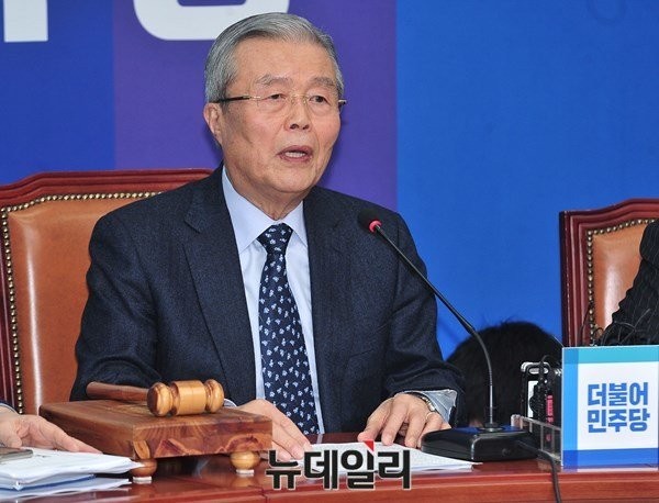 ▲ 김종인 더불어민주당 비상대책위원회 대표.ⓒ뉴데일리