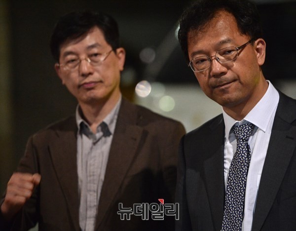 ▲ 양승오 박사와 차기환 변호사. ⓒ뉴데일리 정상윤 기자