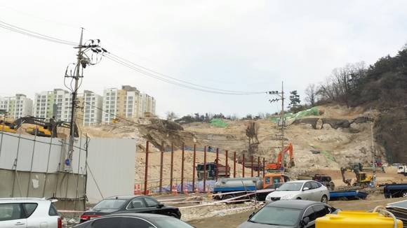 ▲ 삼성물산이 선보인 '래미안 베라힐즈' 사업지.ⓒ뉴데일리경제