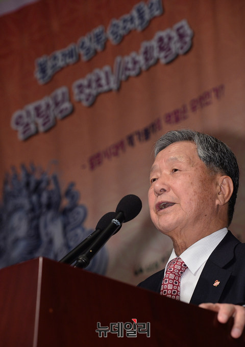 ▲ 박희도 대불총 회장. ⓒ뉴데일리 정상윤 기자