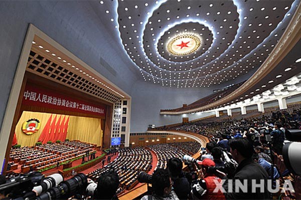 ▲ 中공산당은 지난 3일 '인민정치협상회의(정협)'을 개막했다. 이 자리에서 위정성 정협 주석은 대만 독립 문제를 거론했다고 한다. ⓒ뉴시스-신화사. 무단전재 및 재배포 금지.