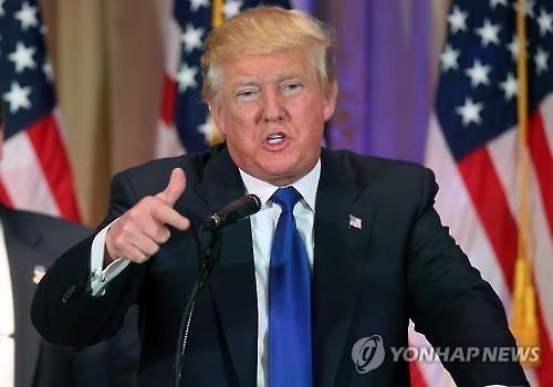 ▲ 공화당 후보로 대세를 굳혀가는 트럼프.(연합뉴스)