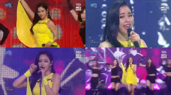 ▲ ⓒSBS '인기가요' 방송화면