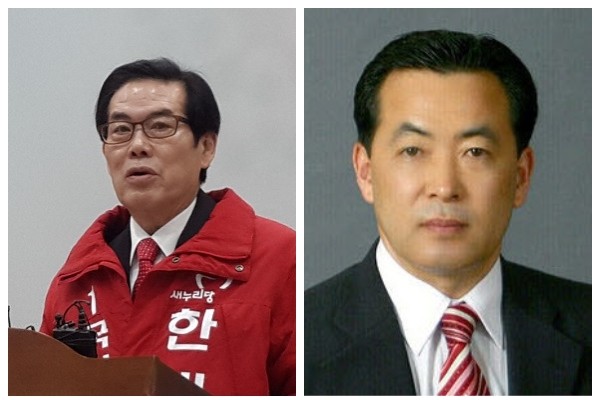 ▲ 한대수(새누리 청주 서원구.왼쪽), 이찬구(더민주 제천·단양) 예비후보.ⓒ이찬구 예비후보 사무소,김종혁 기자