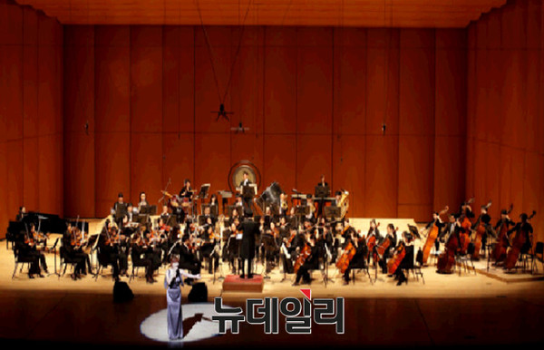 ▲ 서울오케스트라 공연 모습 ⓒ한성백제박물관 제공