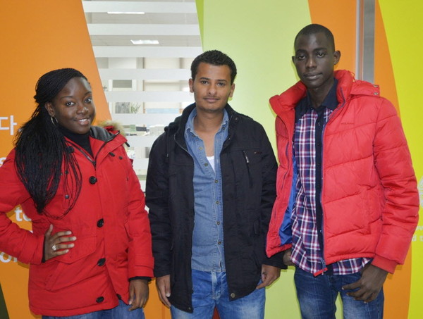 ▲ ACE장학생으로 선발된 유학생들ⓒ세명대