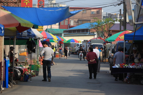 ▲ 사진은 천안 성환이화시장 전경ⓒ천안시