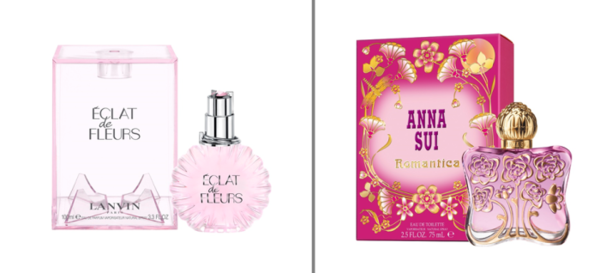 ▲ ⓒ왼쪽부터 '랑방 에끌라 드 플레르', '안나수이 로맨티카'