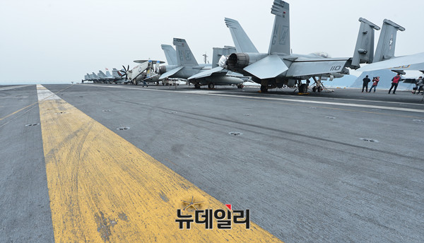 ▲ Gregory C. Huffman 함장 ⓒ 뉴데일리 정상윤