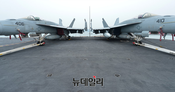 ▲ Gregory C. Huffman 함장 ⓒ 뉴데일리 정상윤