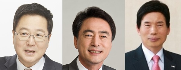 ▲ 새누리당 대구달서구청장 보궐선거 후보로 3명이 압축됐다. 왼쪽부터 김원구, 도이환, 이태훈 후보(가나다 순)ⓒ새누리당 대구시당 제공