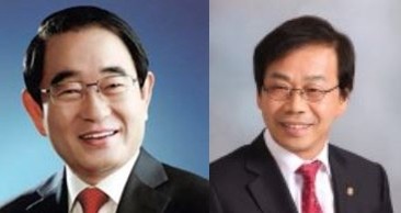 ▲ 박명재 의원(왼쪽)과 이완영 의원ⓒ박명재, 이완영 후보 제공