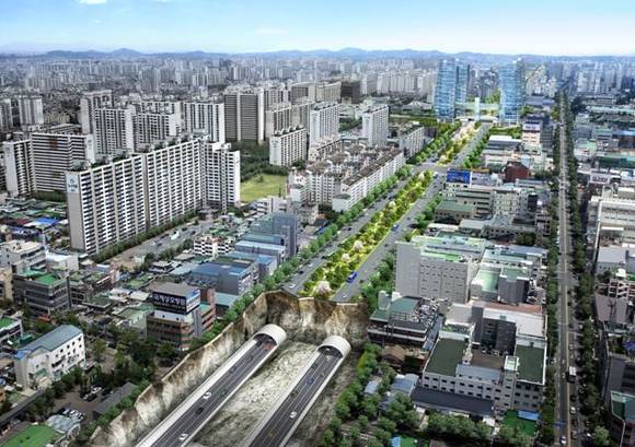 ▲ 경인선 지하화 예상도.ⓒ국토부