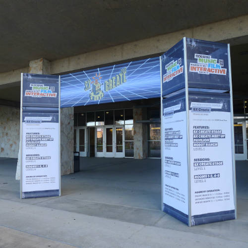 ▲ 인터렉티브한 행사를 체험할 수 있는 공간 'SXCREATE' ⓒ뉴데일리경제