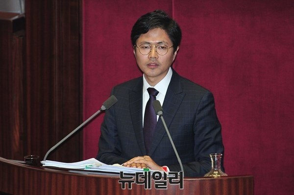 ▲ 더불어민주당 김광진 의원. 그는 청년 비례대표 자격으로 지난 19대 국회에 입성했지만, 전남 순천지역 경선에서 탈락하며 재선에 실패했다. ⓒ뉴데일리 이종현 기자