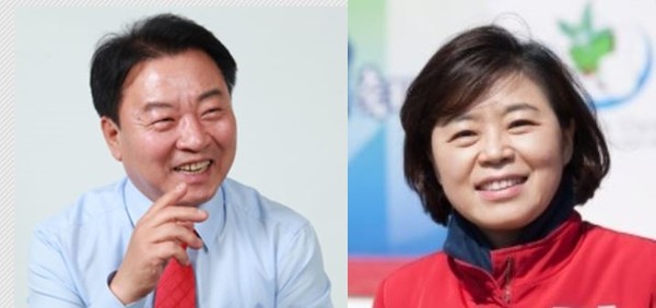 ▲ 양명모 대구 북구을 예비후보와 김정재 포항북 예비후보ⓒ양명모, 김정재 후보 제공