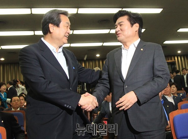 ▲ 새누리당 최고위원회 모습.ⓒ뉴데일리 이종현 기자