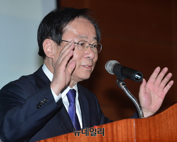 ▲ 인사말하는 뉴데일리미디어그룹 인보길 회장 ⓒ뉴데일리 정상윤