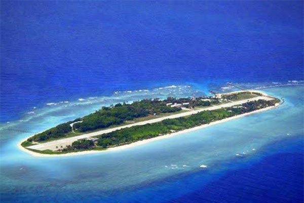 ▲ 남중국해 스프래틀리 군도에 있는 '이뚜 아바' 섬. 50년대 후반부터 대만이 '실효적 지배권'을 갖고 있다. ⓒ위키마피아 공개사진