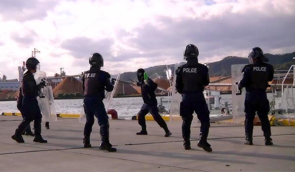 ▲ 日정부가 테러를 모의만 해도 처벌하는 법안을 준비 중이라고 산케이 신문이 보도했다. 사진은 일본 합동대테러훈련 모습. ⓒ유튜브 화면캡쳐