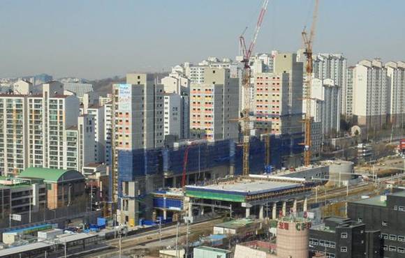 ▲ 가좌지구 행복주택 건설현장.ⓒ국토부