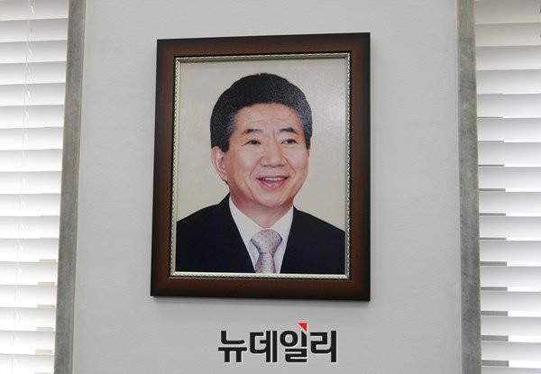 ▲ 지난 1월 더불어민주당 당대표 회의실 모습.ⓒ뉴데일리 정상윤 기자