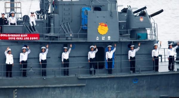 ▲ 북한 해군 훈련받는 청소년 병사들.(자료사진)