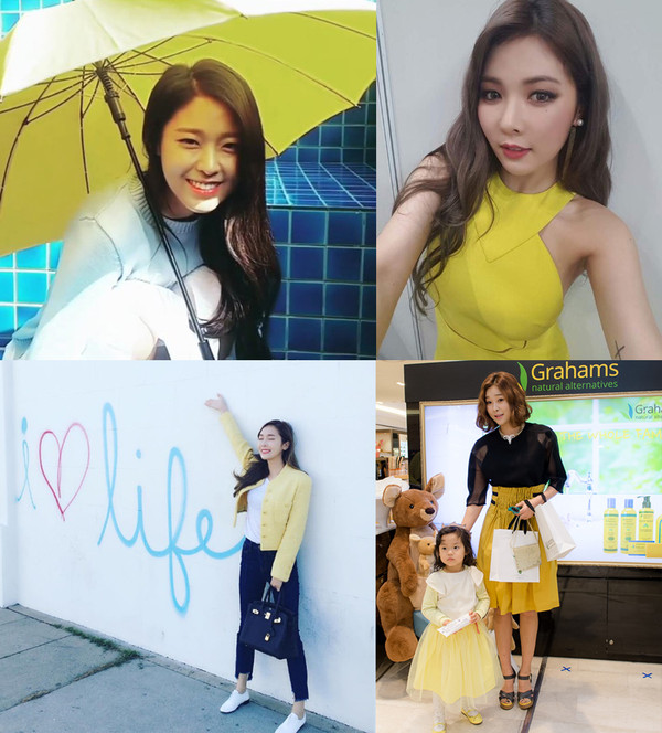 ▲ ⓒ설현, 현아, 제시카 SNS, 유끼글로벌 제공