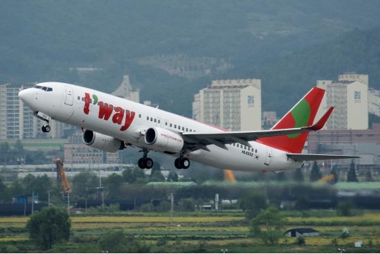 ▲ 대구~타이베이(대만) 직항 하늘길이 열린다. 사진은  타이거에어 타이완 비행 모습.ⓒ대구시 제공