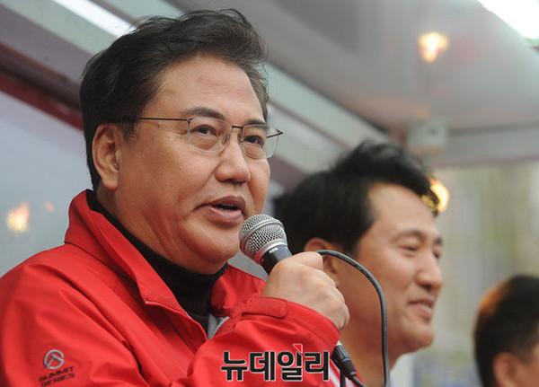 ▲ 서울 종로구에서 3선을 한 박진 전 의원. 그는 오세훈 후보와의 경선에 승복하고, 그를 지지하는 유세에 동참하는 '대인배'적 면모를 보여줬다. ⓒ뉴데일리 정재훈 기자