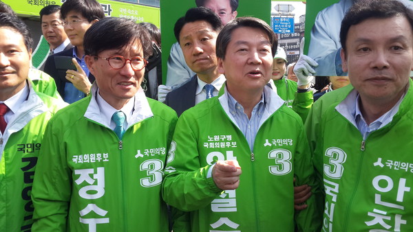 ▲ 안철수 국민의당 대표가 11일 충북 청주를 방문해 후보자 지원 유세에 나섰다.ⓒ김종혁 기자