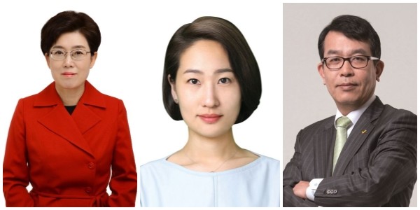 ▲ 충북 출신의 20대총선 비례대표 의원 (왼쪽부터)최연혜(새누리), 김수민(국민의당), 김종대(정의당).ⓒ중앙선거관리위원회