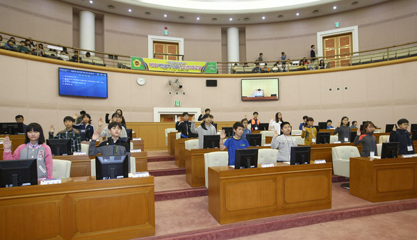대전시의회는 19일 제9회‘청소년 의회교실’개최했다.ⓒ대전시의회