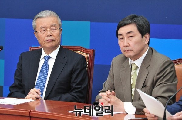 ▲ 더불어민주당 이종걸 원내대표가 21일 SBS라디오에 출연해 "합의 추대라는 것도 완전히 버릴 카드는 아니다"라며 '추대설'에 힘을 실었다. ⓒ뉴데일리 이종현 기자