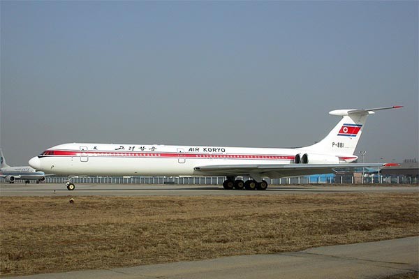 ▲ 태국 정부가 北고려항공 민항기의 자국 입항을 거절할 것으로 알려졌다. 사진은 2003년 中베이징 공항에서 촬영한 고려항공 IL-62 여객기.ⓒ위키피디아 공개사진