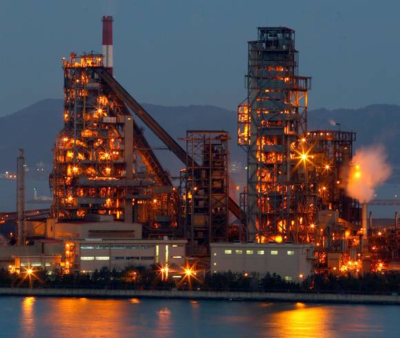 ▲ 포항제철소 내에 있는 파이넥스 3기 설비 모습.ⓒ포스코