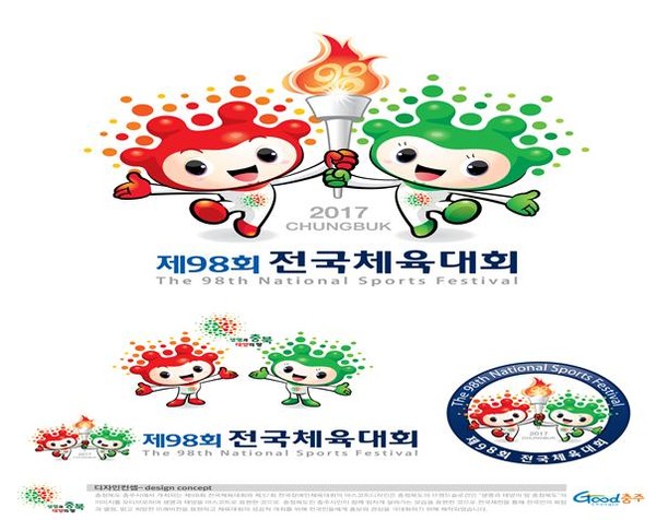 ▲ 충북도가 25일 선정한 ‘제98회 전국체전’ 마스코트.ⓒ충북도