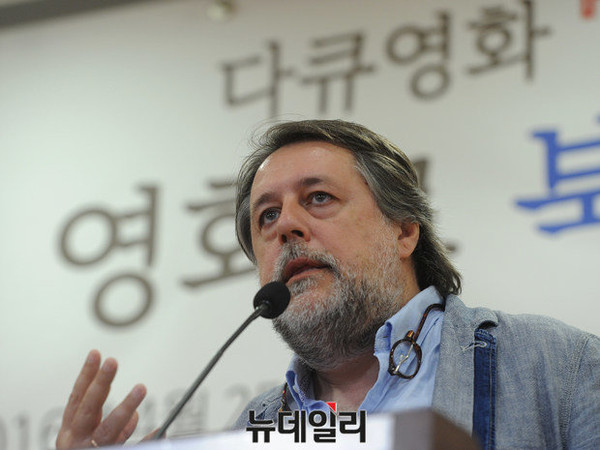 ▲ '태양 아래' 비탈리 만스키 감독 ⓒ뉴데일리 정재훈 기자