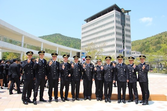 ▲ 제64기 해경 간부 후보생. ⓒ국민안전처 제공